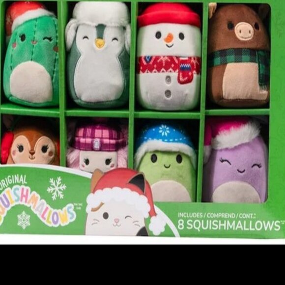 Squishmallows 4-inch Ornament Plush 8-pack Assorted NIB - Picture 6 of 6